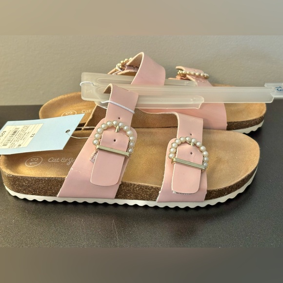 Cat & Jack Other - NWT Cat & Jack pink Drew sandals size 13